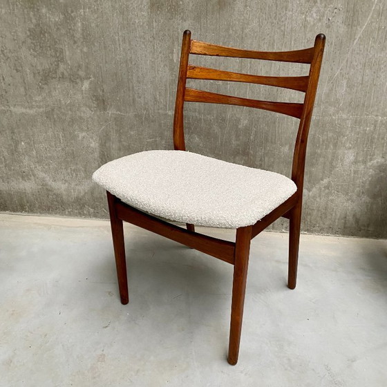 Image 1 of 4 chaises de salle à manger vintage Topform en palissandre, années 1970