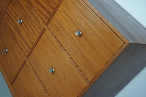 Vintage Dutch shop/apothecary cabinet from the mid-20th century