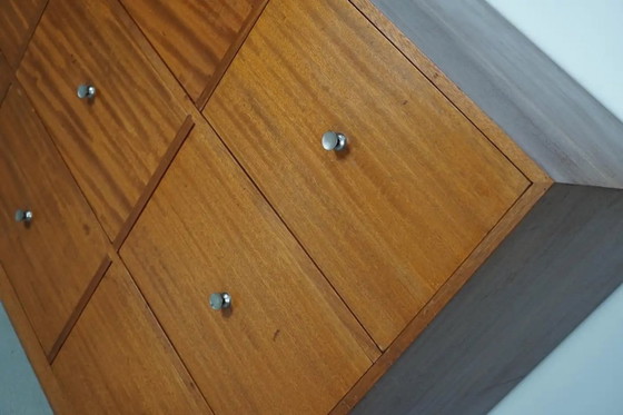 Image 1 of Mueble de boticario/tienda holandés antiguo de mediados del siglo XX