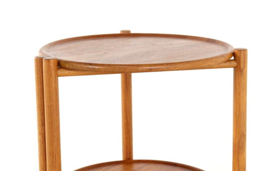 Jens Quistgaard voor Dansk Design trolley vintage met dienbladen – Serveerwagens, Wood (photo 8 of 15)