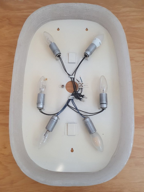 Image 1 of Specchio illuminato vintage Hillebrand, specchio da parete decorativo retrò anni '70