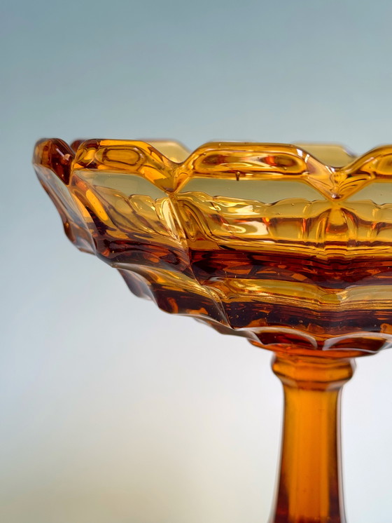 Image 1 of Ankerglas Bernsdorf - Ciotola - Donna - Vetro ambrato - Art Déco