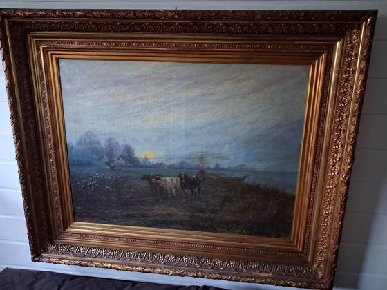 Peinture à l'huile avec petites éclats – Peintures et dessins, Toile (photo 5 of 5)