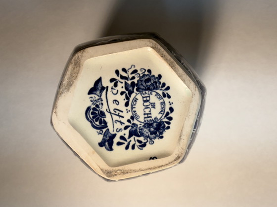 Image 1 of Delft blue vase by Boch