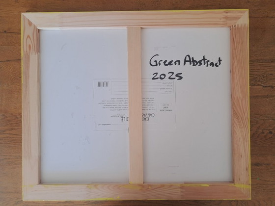 Image 1 of Enzo San Marco - Green Abstract - Artist Painting