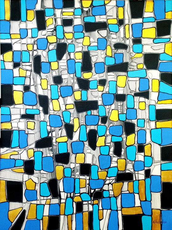 Image 1 of Natia Antadze Abstrakte Komposition XXL 