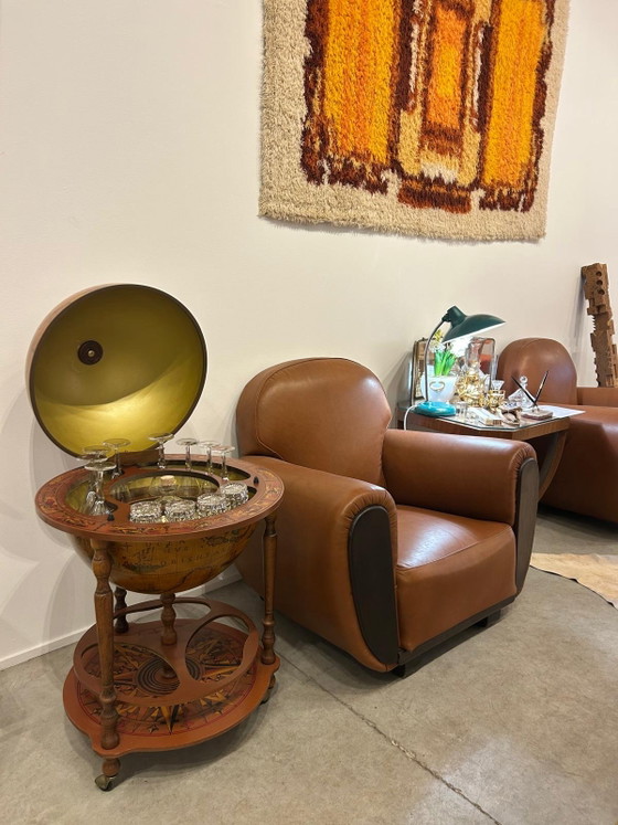 Image 1 of Fauteuils club français vintage (paire)