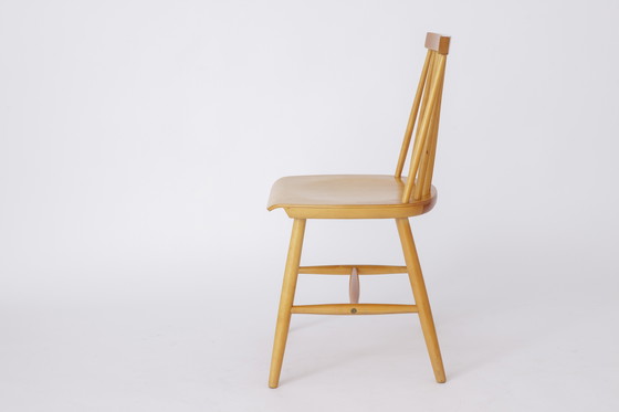 Image 1 of 1 of 2 Yngve Ekström "Pinocchio" Dining Chair – Swedish Beechwood, 1960s Vintage Scandinavian Design
