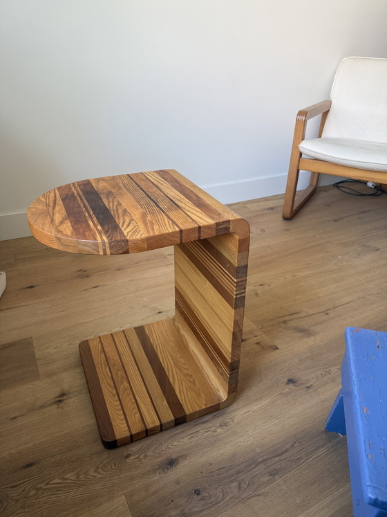 Image 1 of Table d'appoint coulissante Leolux Voici en bois massif