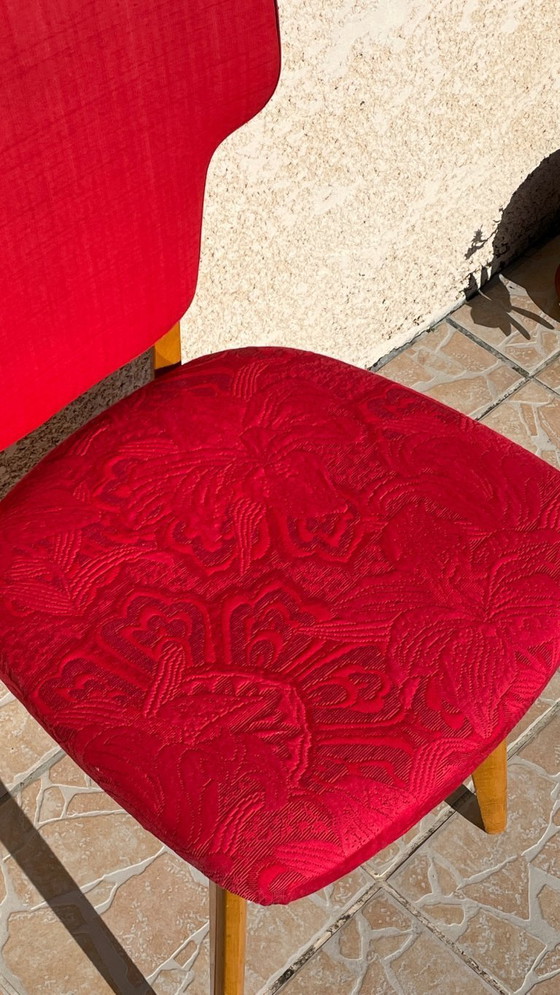 Image 1 of Retro Vintage Red Chair