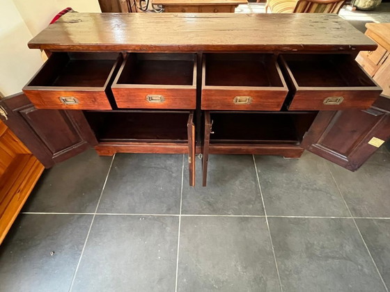 Image 1 of Colonial sideboard of solid teak – 180 cm wide