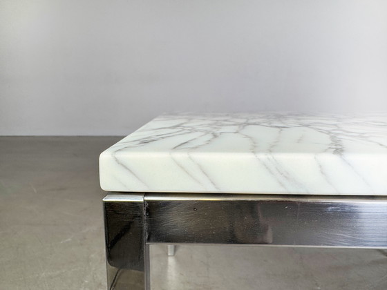Image 1 of Mesa de centro original Florence Knoll de mediados de siglo, de mármol, de la década de 1960.