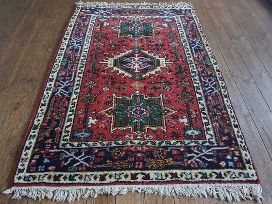 Tappeto Indo Gashqaï fatto a mano 150×101cm, Tappeti, Cotone, Lana, Multicolore (foto 13 di 13)