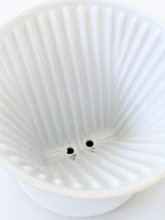 Image 1 of 1970s Melitta 102 Porcelain Coffee Filter | Pour Over Dripper, Made in Germany