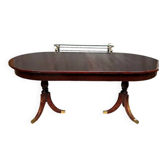 Empire style dining table with two sliding elements. – Bronze, Wood (photo 8 of 8)
