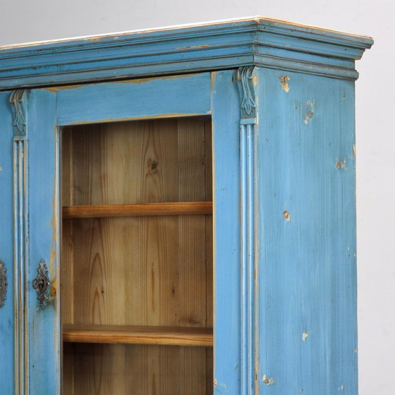 Image 1 of Solid Pine Kitchen Cupboard, 1900s