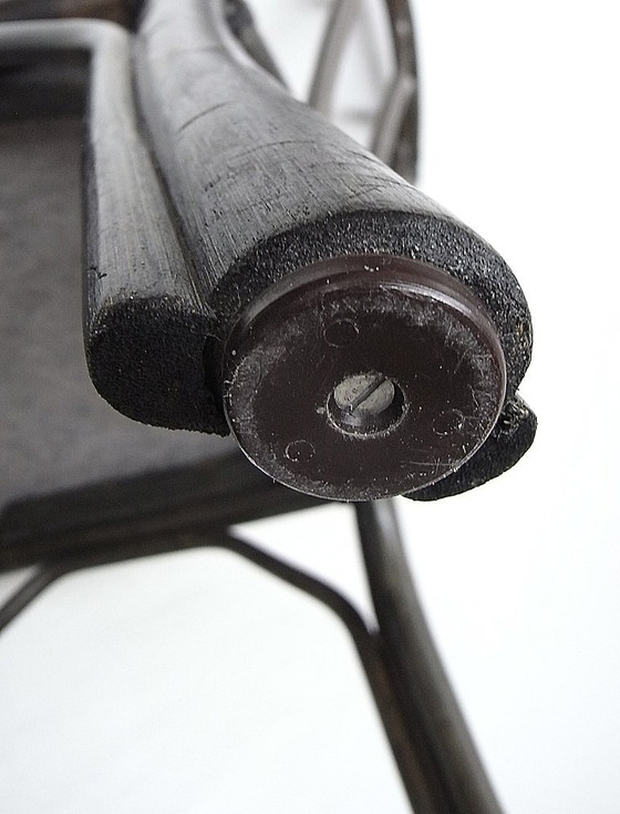 Image 1 of Eetkamerstoelen (6) gemaakt van rotan en bamboe door McGuire, VS, jaren 70