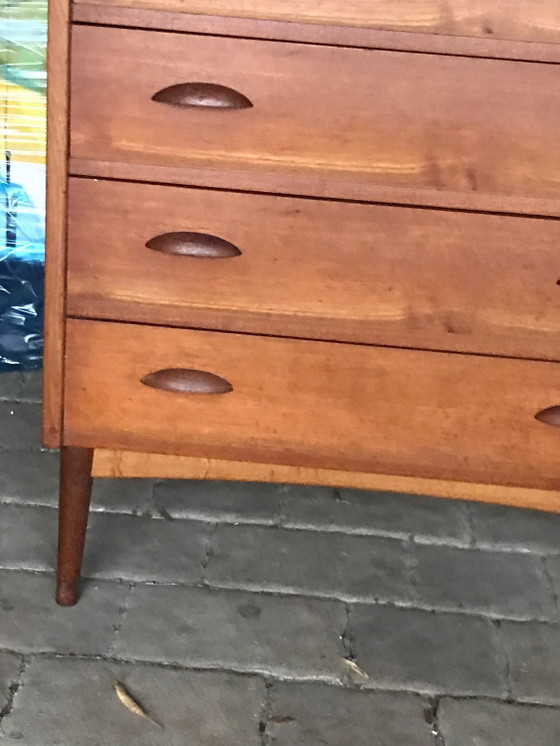 Danish Chest of Drawers, 1960s – Wood, Mid Century Modern (photo 3 of 8)
