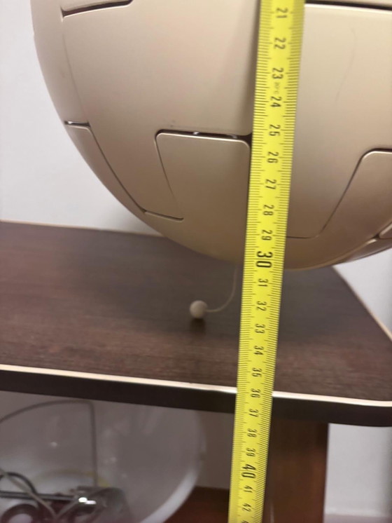 Image 1 of Original retro vintage IKEA design lamp, white/orange