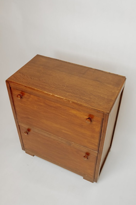 Image 1 of Vintage wooden shoe cabinet