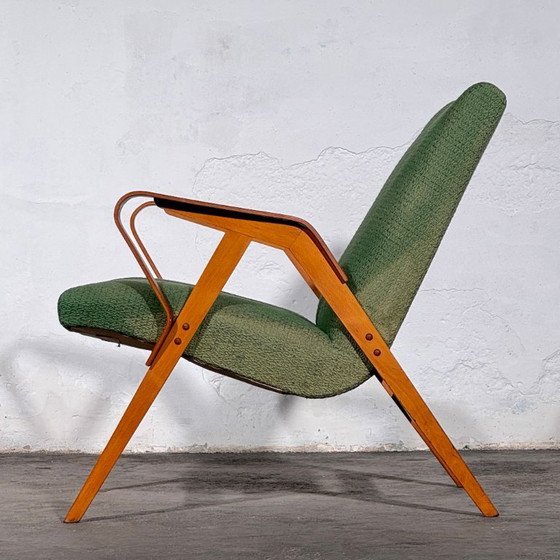 František Jirák Fauteuil voor Tatra Nabytok, jaren 60 – Tatra Nábytok, Textile (photo 4 of 14)