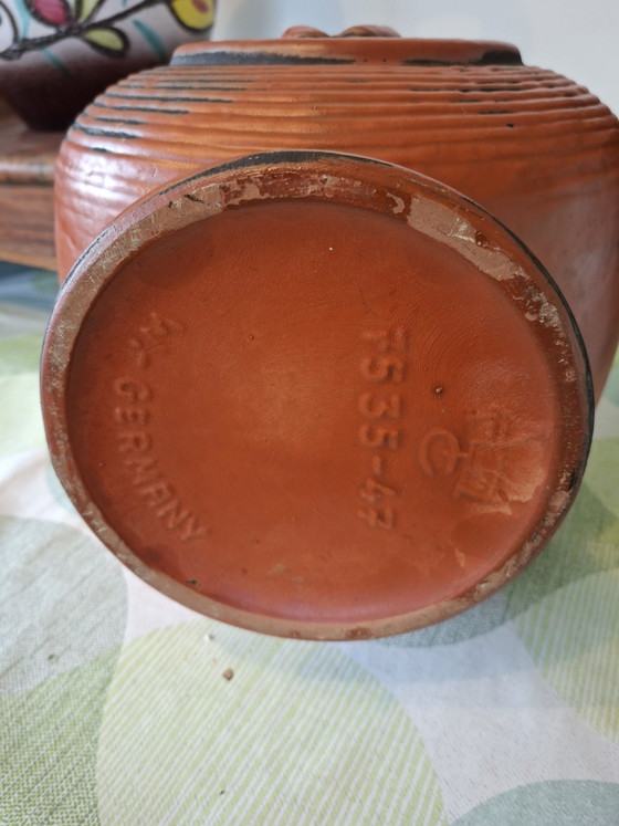 Image 1 of Large Carstens Tonnieshof West Germany floor vase/lamp base