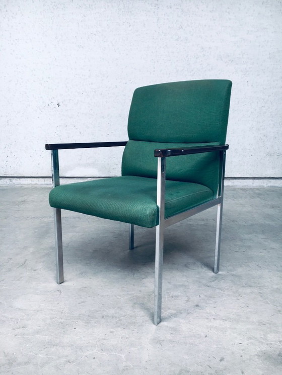 Image 1 of Midcentury Modern Design Pair of Office Arm Chairs by Brune, Germany 1960's