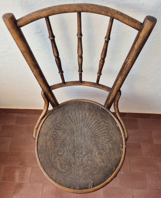 Image 1 of Silla de café de madera curvada de los años 20