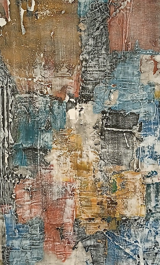 Image 1 of Multi Colore in floating frame