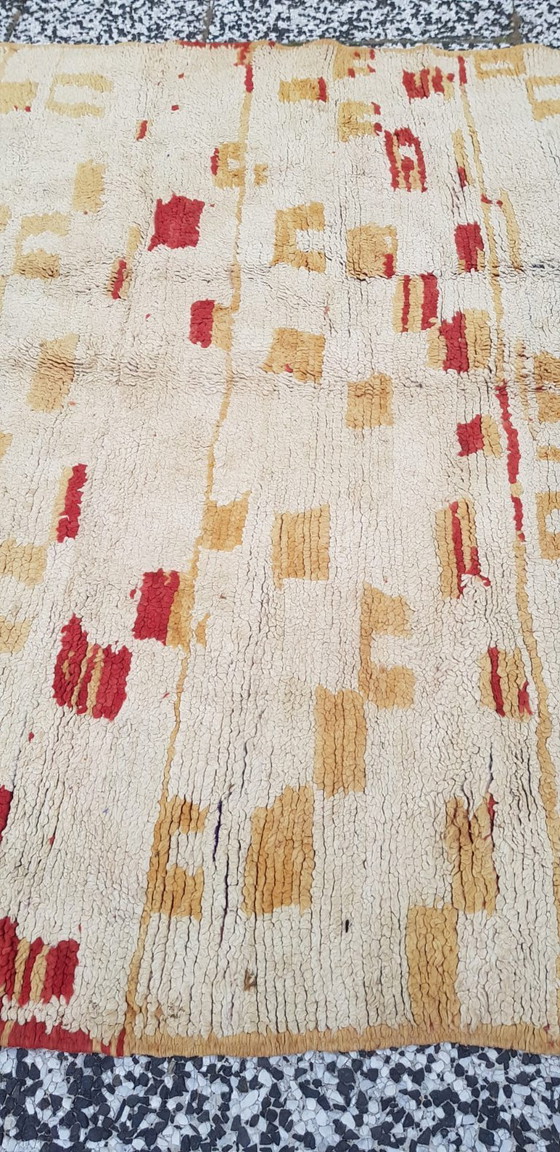 Image 1 of Handgeknoopt Berber kleed wol 199x165cm