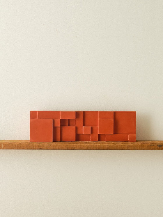 Image 1 of Three Wall Objects in Brutalist Style