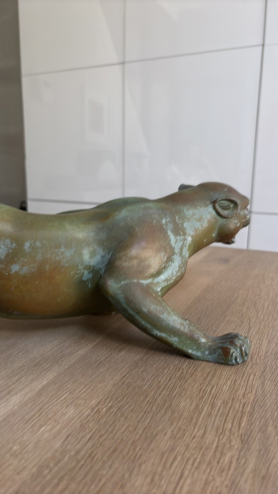 Scultura di pantera in bronzo in stile Art Déco – Sculture, Bronze (photo 4 of 15)