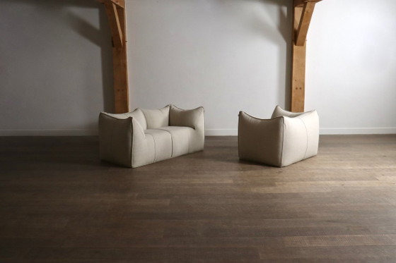Image 1 of De Le Bambole bank en fauteuil van Mario Bellini voor B&B Italia, jaren 70.