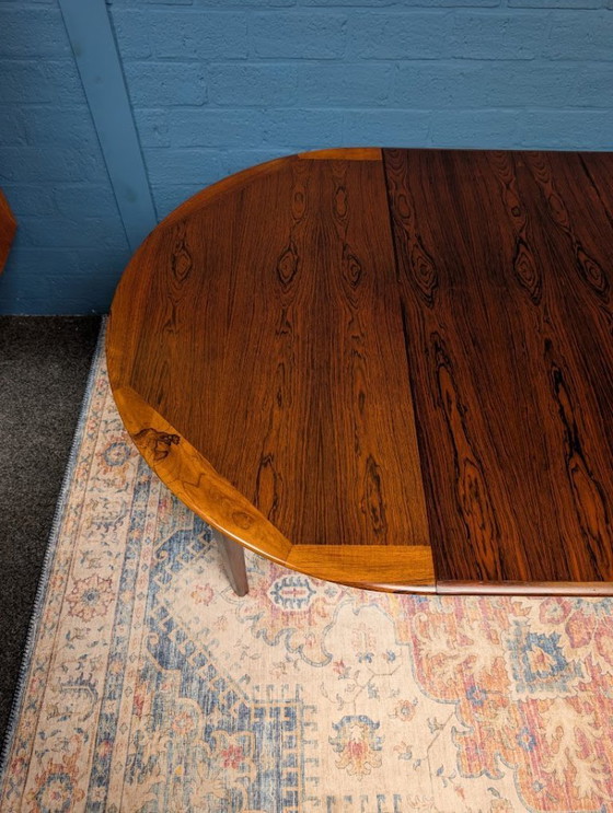 Image 1 of Tavolo da pranzo allungabile vintage, palissandro, anni '60