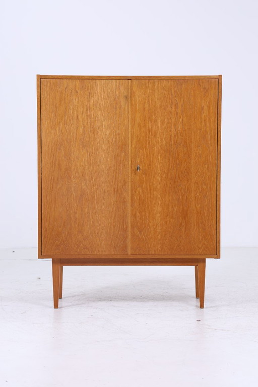 Hellerau linen cupboard 602/B from the 60s | Mid - Century closet storage cupboard vintage compartment cupboard 70s #06-35
