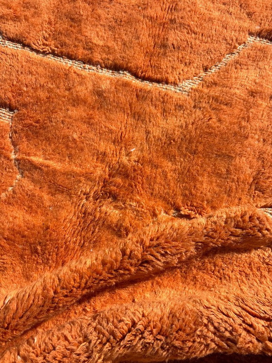Orange Moroccan Rug 200x300 cm, Authentic Moroccan Rug, Berber Carpet – Rugs & carpets, Wool (photo 5 of 12)