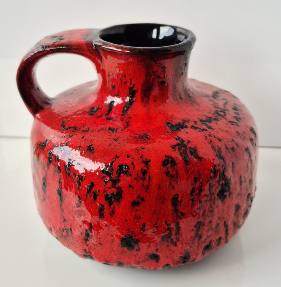 Image 1 of Rare Fat Lava Vase, designed by Ursula Beyrau for Gräflich Ortenburg'sche Keramik
