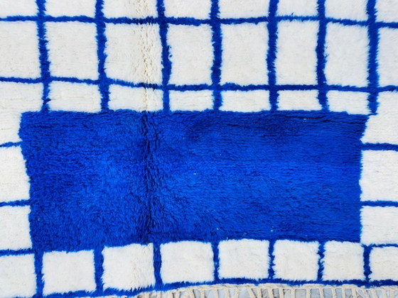 Image 1 of Tapis berbère bleu en authentieke laine 300cmx200cm