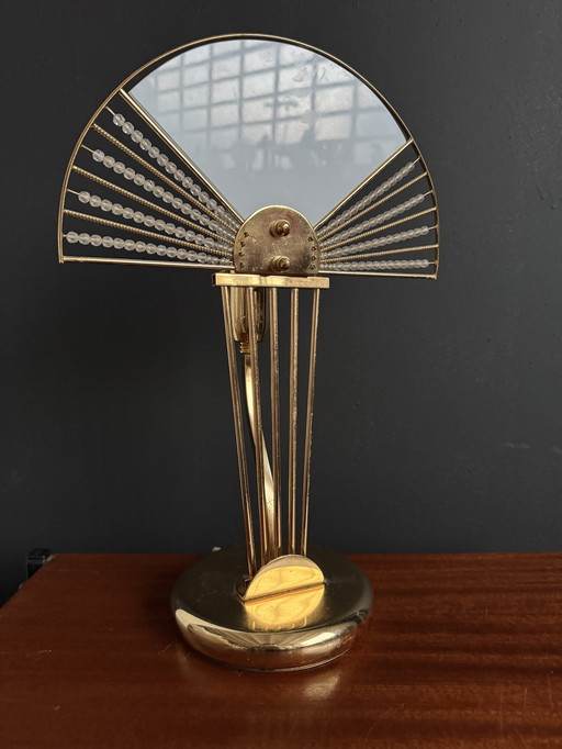 Lámpara con ventilador, Italia, década de 1980