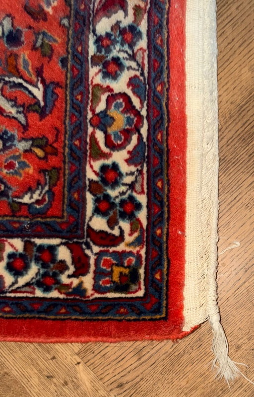Chemin de table persan exclusif de Kashan – 430 x 87 cm, en parfait état – vloerkleden en tapijten, Wool