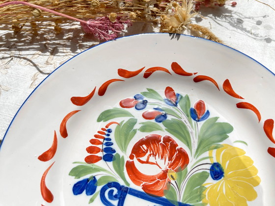 2 St Clement Luneville 19th Century Floral Pattern Plates – Crockery (photo 3 of 11)