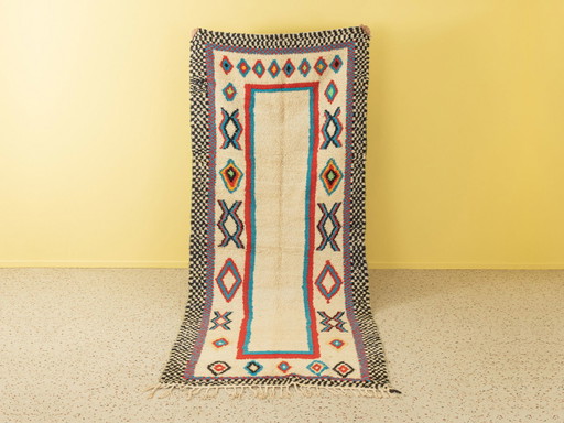  Vintage Azilal, tapis berbère, 123 X 295