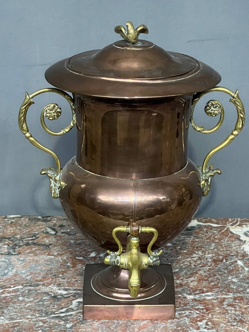 Antieke samovar. Koper, massief brons. – keukenaccessoires, Bronze, Copper (photo 2 of 8)