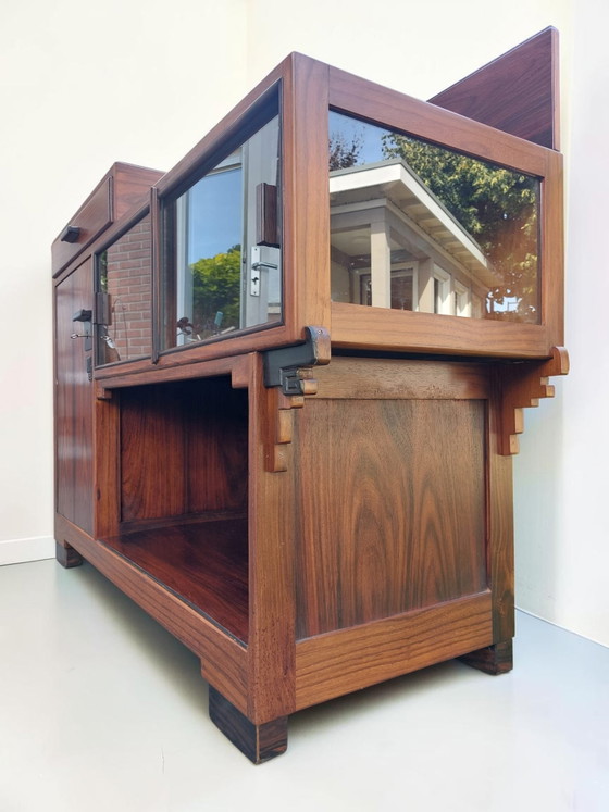 Mobile Art Déco, Credenza scolastica Amsterdam – Credenze, Wood, Glass (photo 9 of 15)