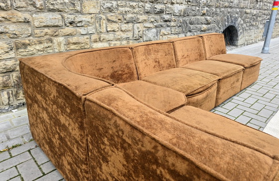 Image 1 of Modulaire bank, vintage jaren 60/70, banken, fauteuils, zitgroep in mid-century stijl, suite, sofaset