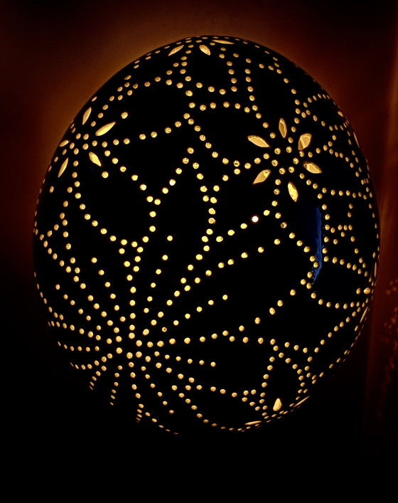 Image 1 of Handgefertigte Porzellan-Wandlampe