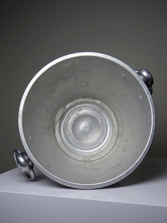 Image 1 of Champagne bucket Veuve Clicquot Ponsardin Vintage Métal Argenté/Aluminum