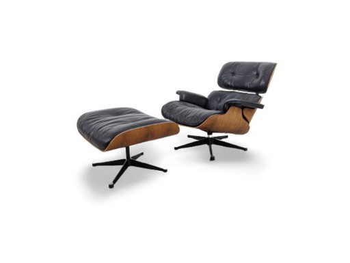 Charles & Ray Eames Lounge chair Miller Ottoman rosewood
