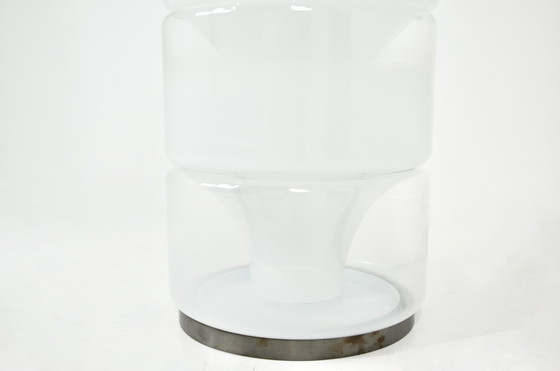 Image 1 of Lampadaire Sfumato Lt316 en verre de Murano par Carlo Nason pour Mazzega, 1970S