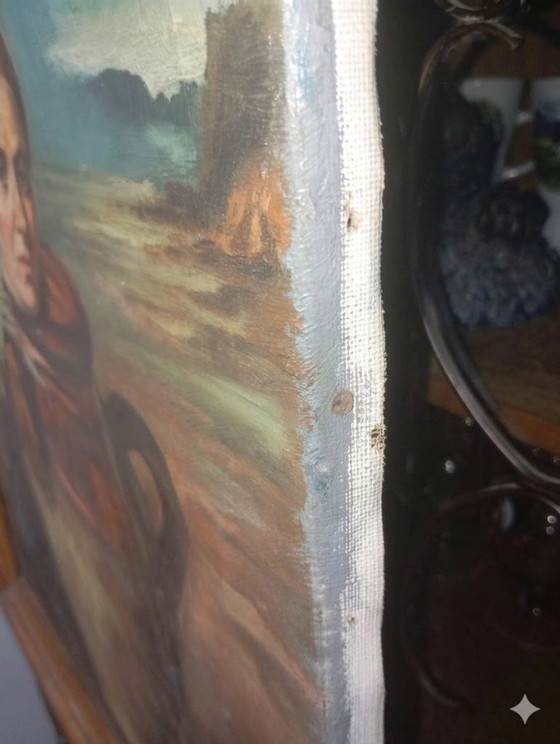 Image 1 of Grandmaster OIL ON CANVAS - "Young Spaniard" (Leo Van Baelen, 117 x 94 cm